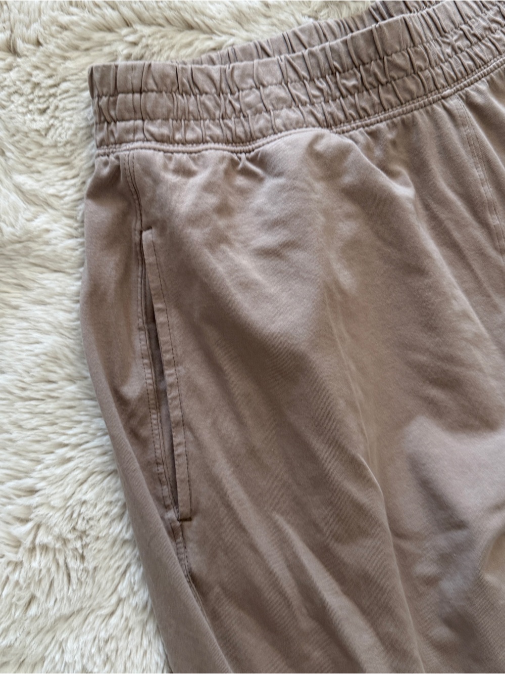 Free People Casual hot shot Jogger Pants - Taupe Sz L - Picture 3 of 5